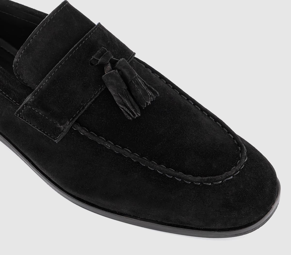 OFFICEMelrose Tassel Loafers OFFICEMelrose Tassel LoafersBlack Suede