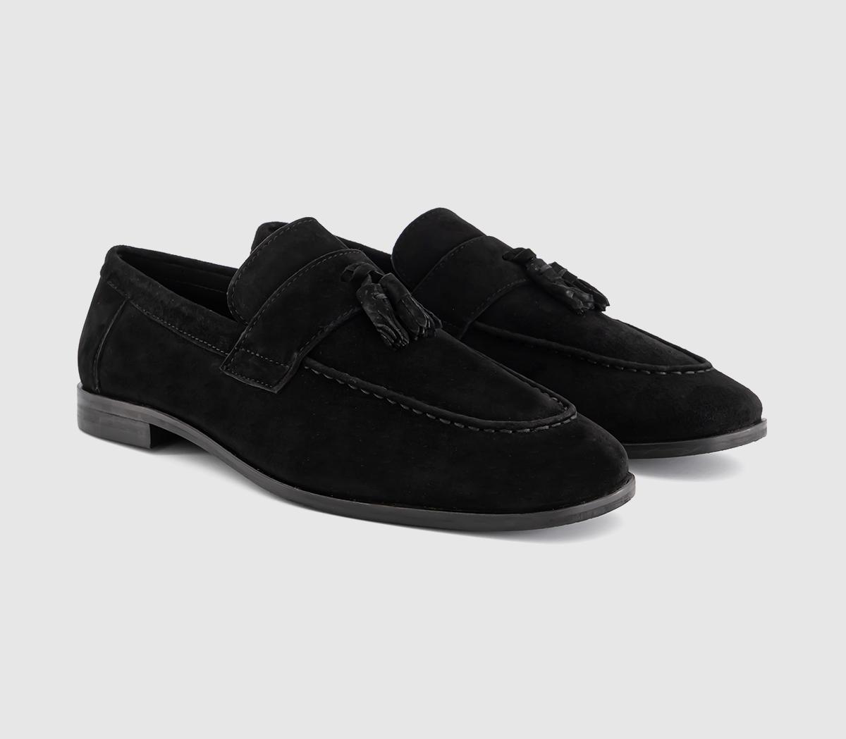 OFFICEMelrose Tassel Loafers OFFICEMelrose Tassel LoafersBlack Suede