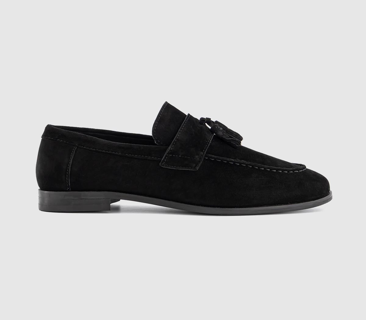OFFICEMelrose Tassel Loafers OFFICEMelrose Tassel LoafersBlack Suede
