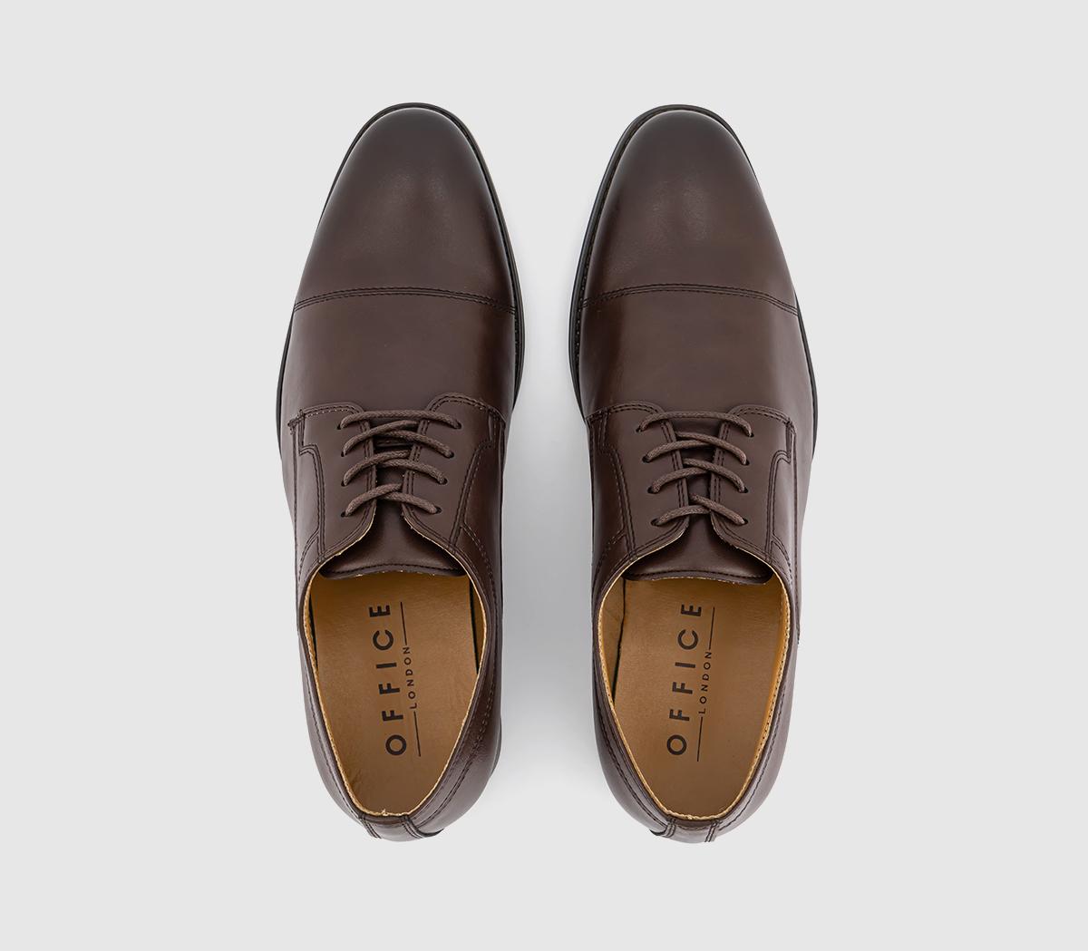 OFFICEMaxwell Toe Cap Derby ShoesBrown