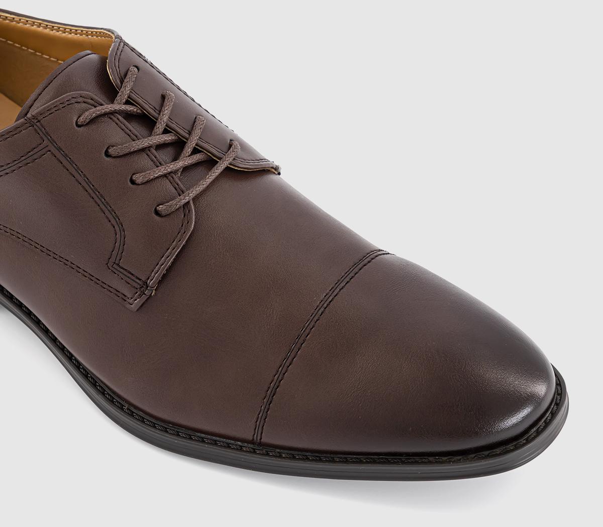 OFFICEMaxwell Toe Cap Derby ShoesBrown