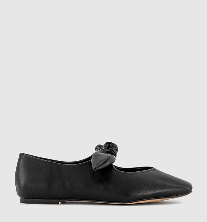 OFFICE Fliss Bow Ballerina Flats Black