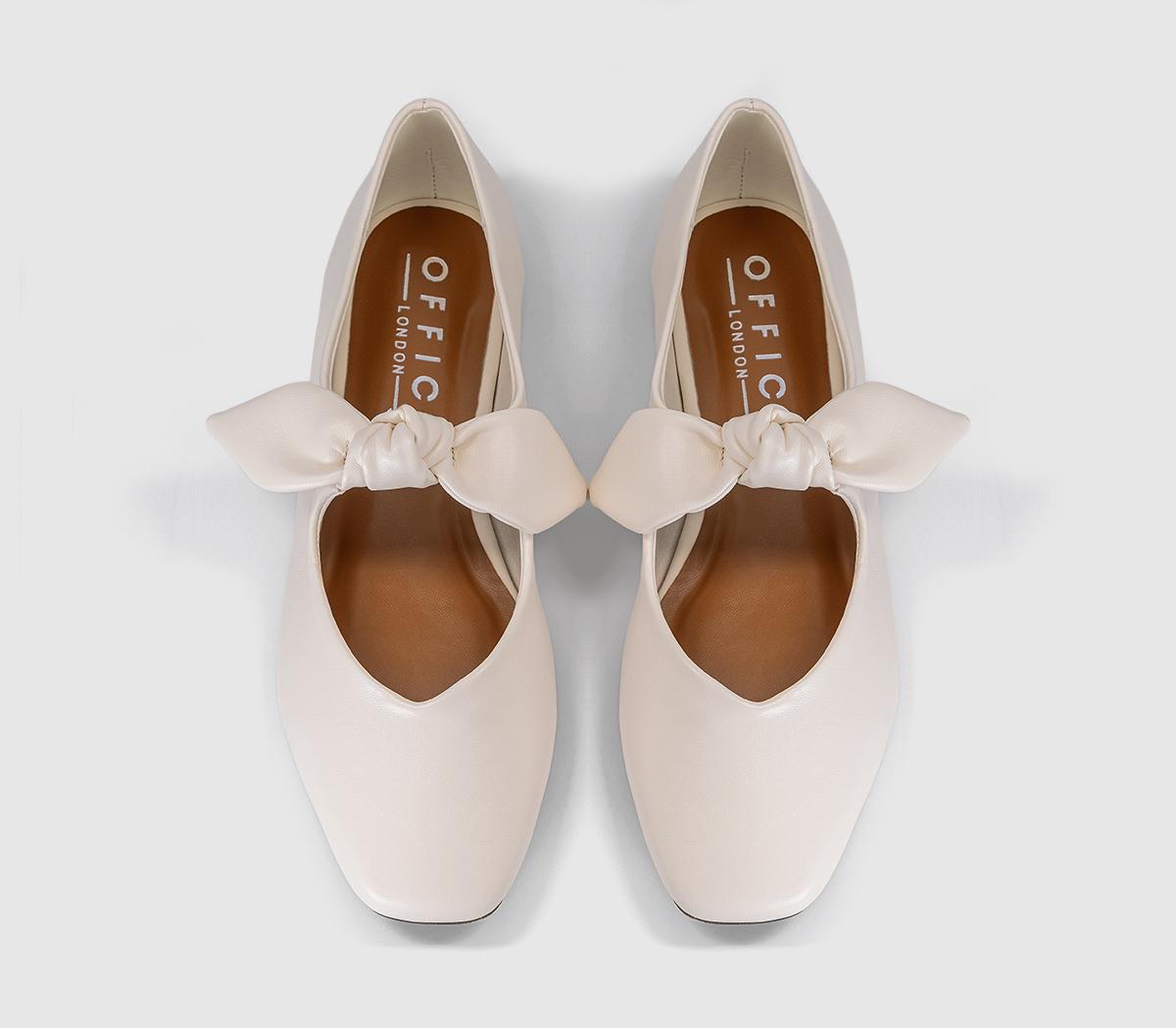 OFFICEFliss Bow Ballerina FlatsWhite