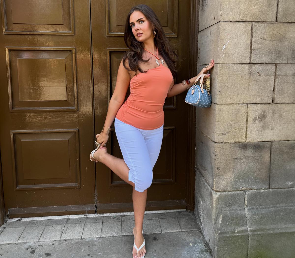 OFFICEMila Toe Post Heeled SandalsWhite