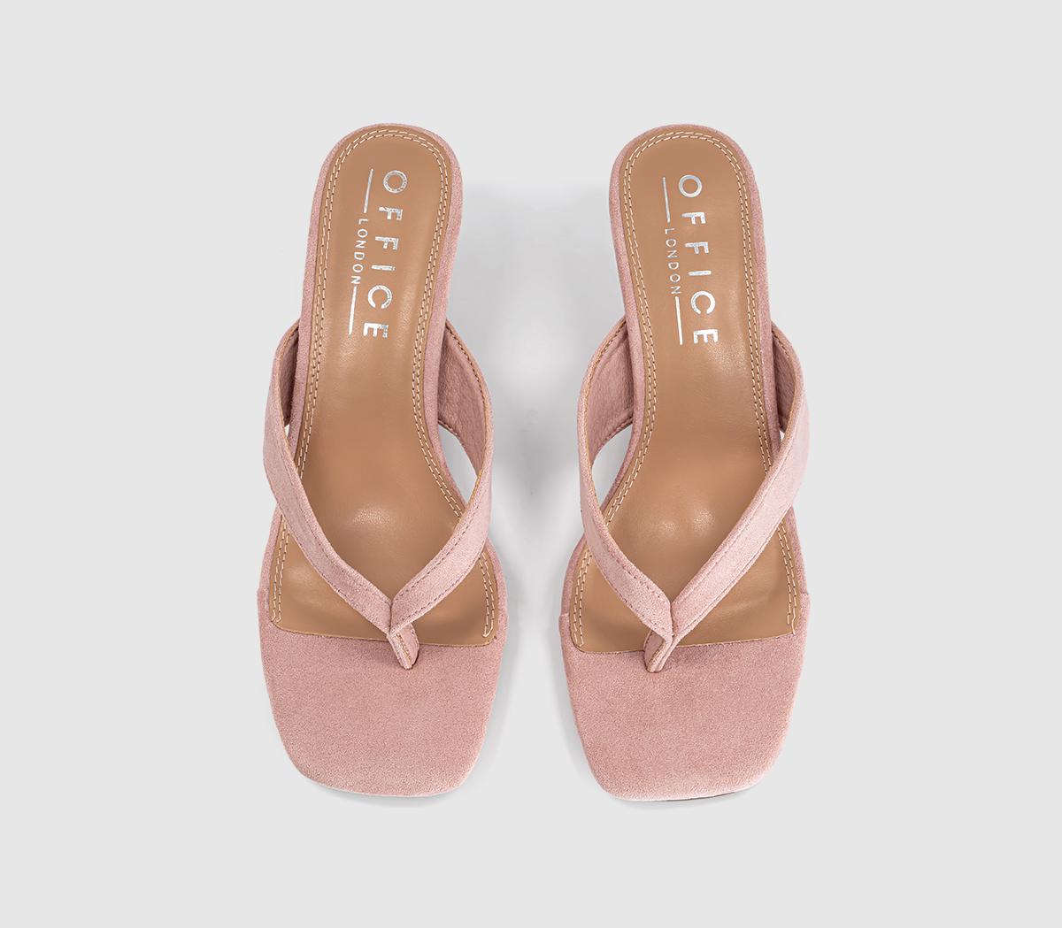OFFICEMila Toe Post Heeled SandalsPink