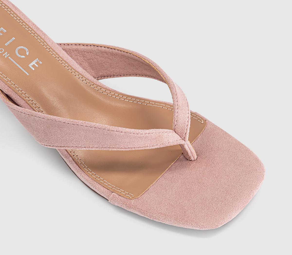 OFFICEMila Toe Post Heeled SandalsPink