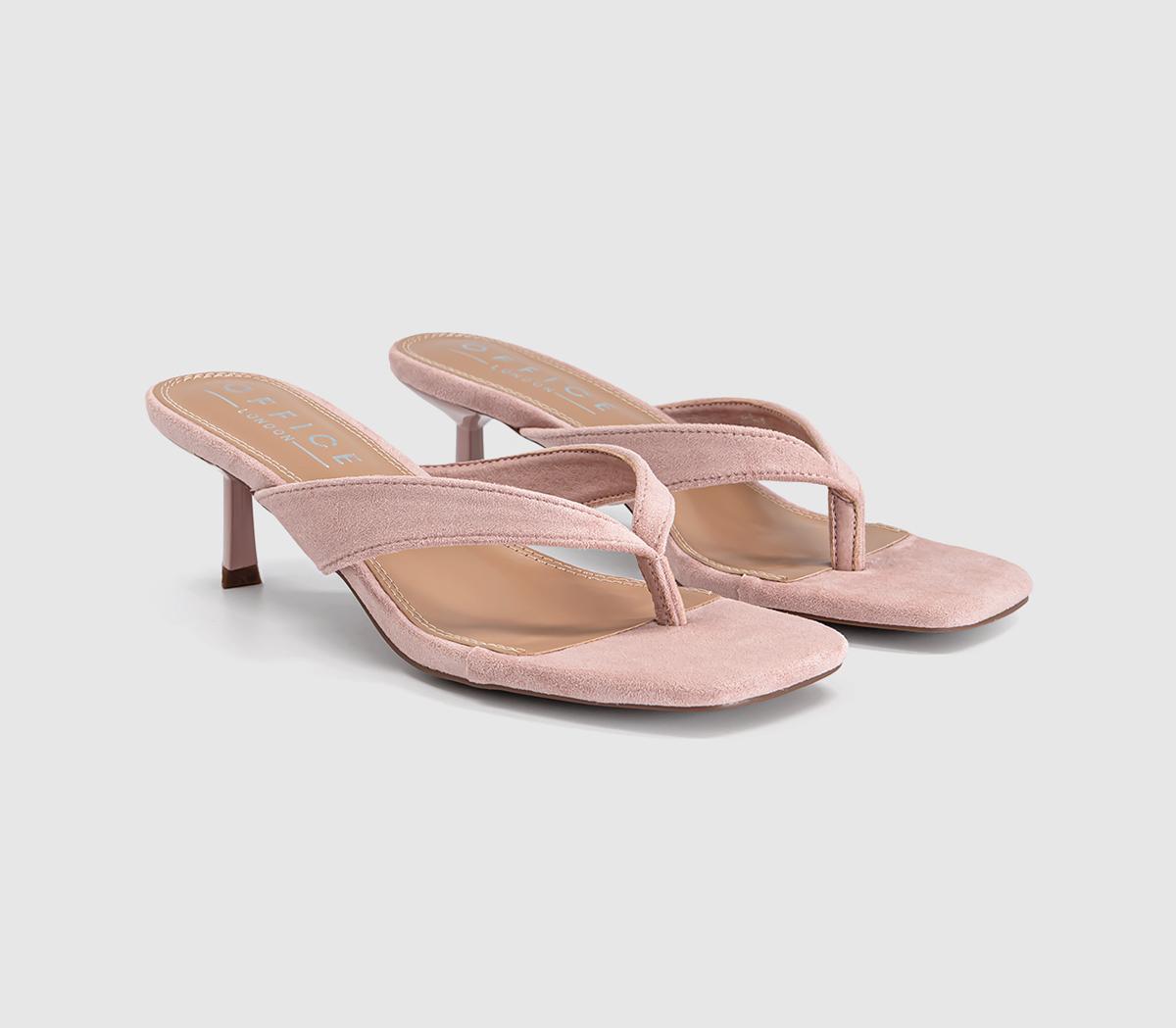 OFFICEMila Toe Post Heeled SandalsPink