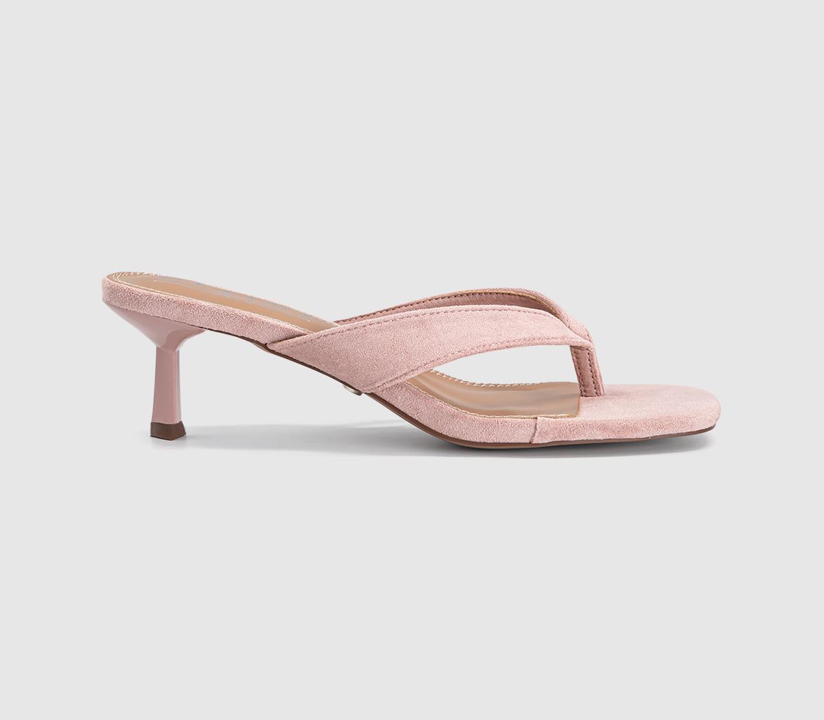 OFFICEMila Toe Post Heeled SandalsPink