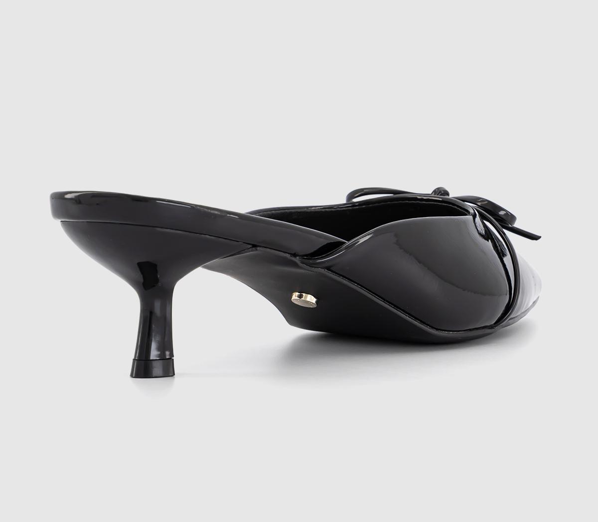 OFFICEMaya Bow Detail Court MulesBlack Patent