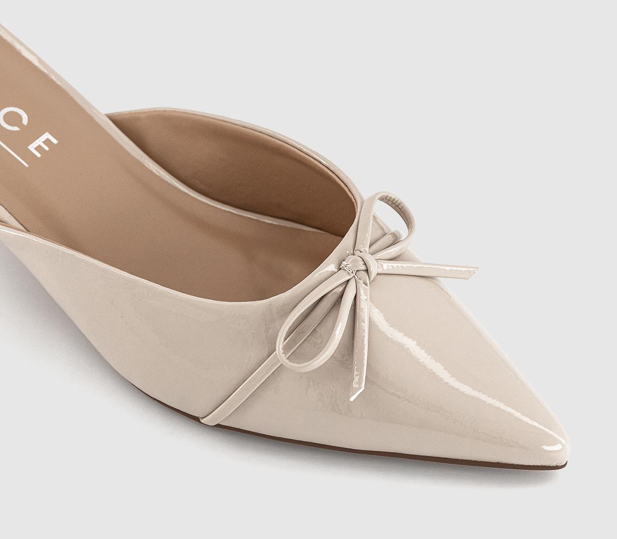 OFFICEMaya Bow Detail Court MulesBone Patent