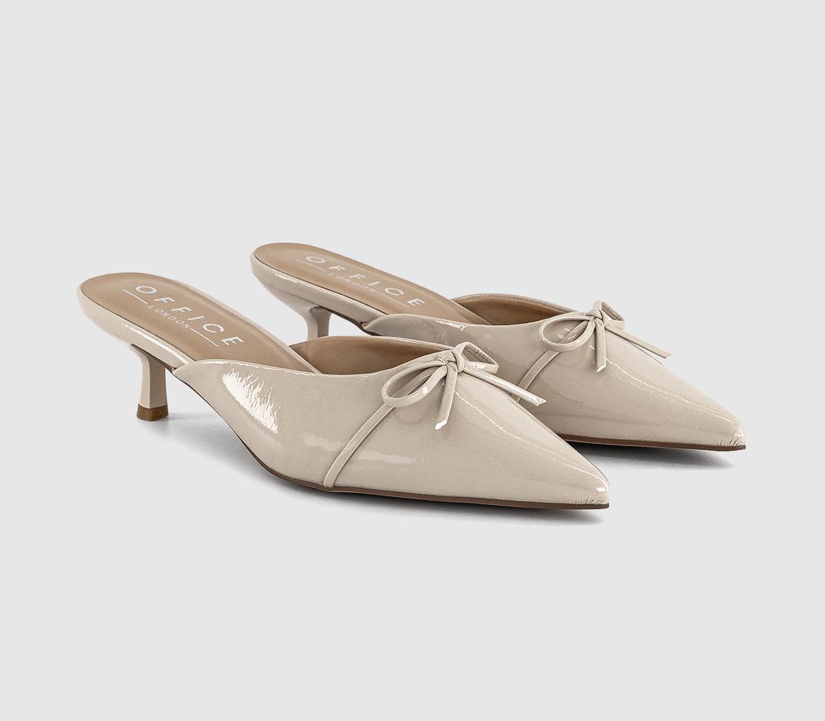 OFFICEMaya Bow Detail Court MulesBone Patent
