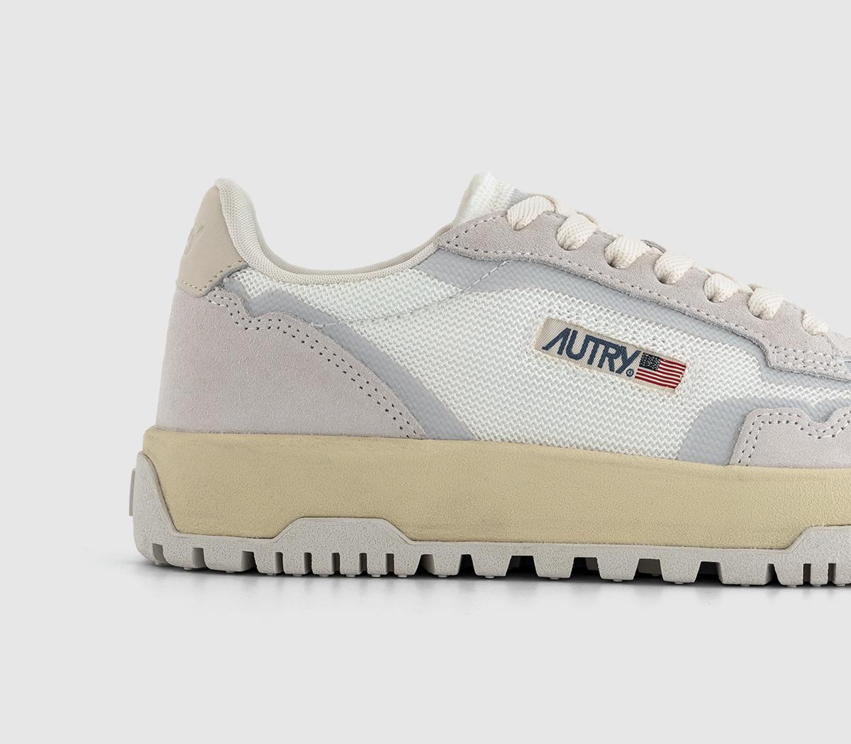 AUTRYWildpace Low TrainersNabuk White Marsh Dragon F