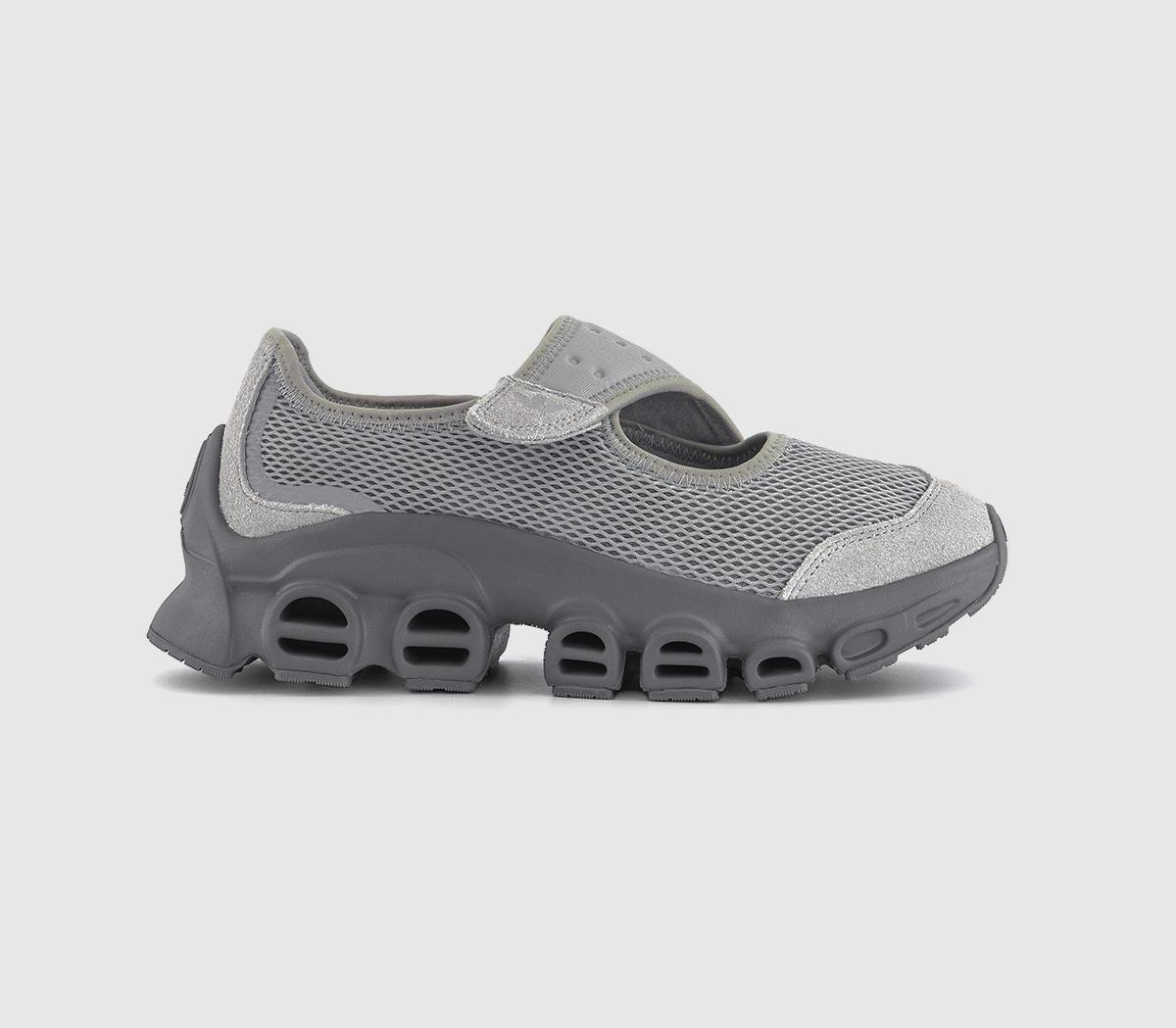 adidasAdifom Megajane TrainersCrystal White Grey Two
