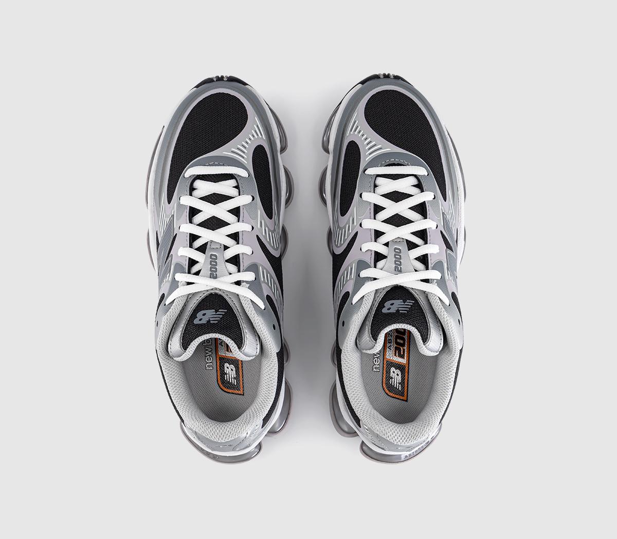 ABU BM６６００ＣＬ New Balance Abzorb 2000 Trainers Silver Metallic Faded Black