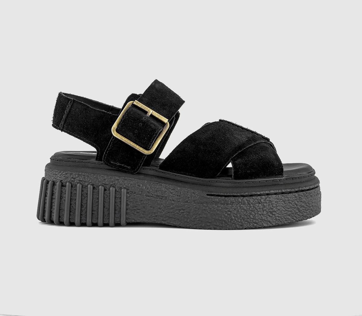 Clarks OriginalsEvamar Sandals Clarks OriginalsEvamar SandalsBlack Suede