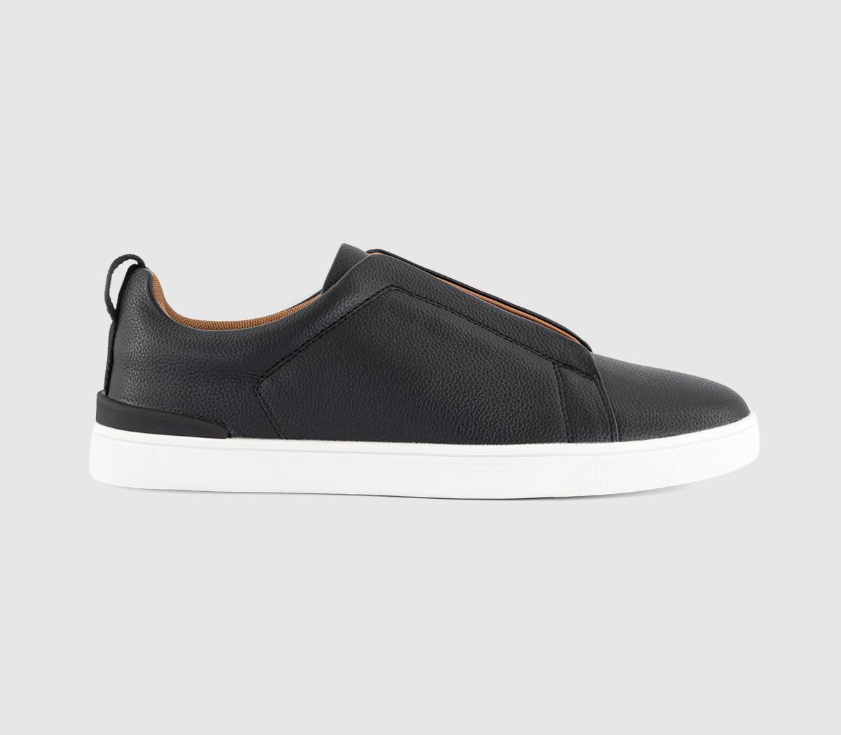 OFFICECorbett Elastic Slip On Trainers OFFICECorbett Elastic Slip On TrainersBlack