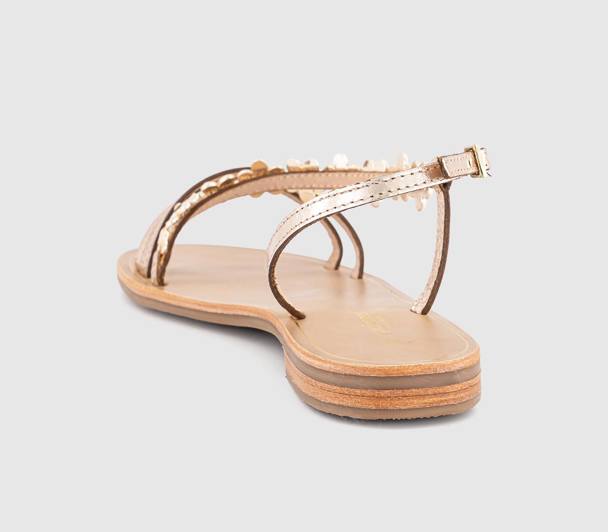 Les TropeziennesHofella Floral Sandals Les TropeziennesHofella Floral SandalsGold