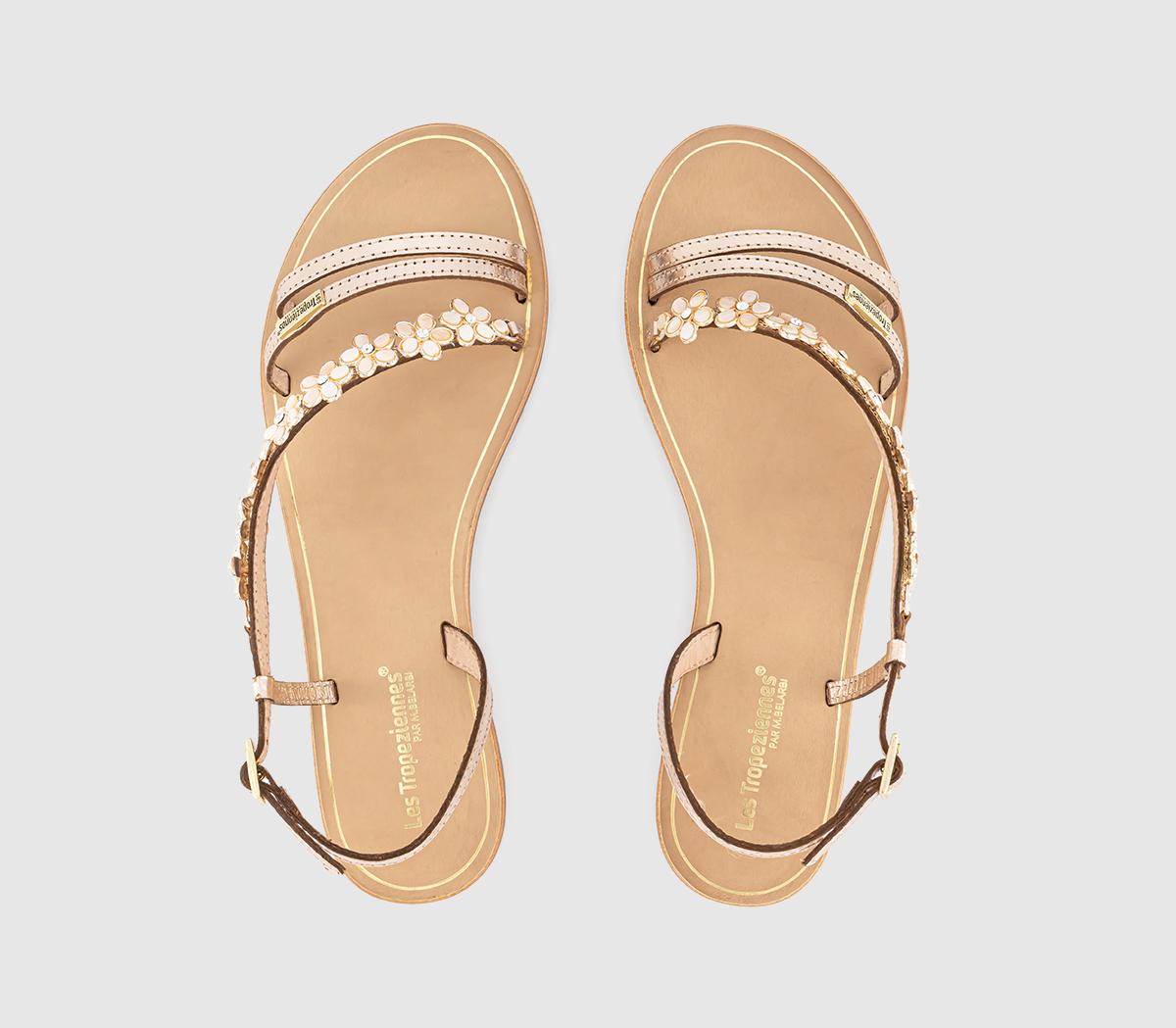 Les TropeziennesHofella Floral Sandals Les TropeziennesHofella Floral SandalsGold