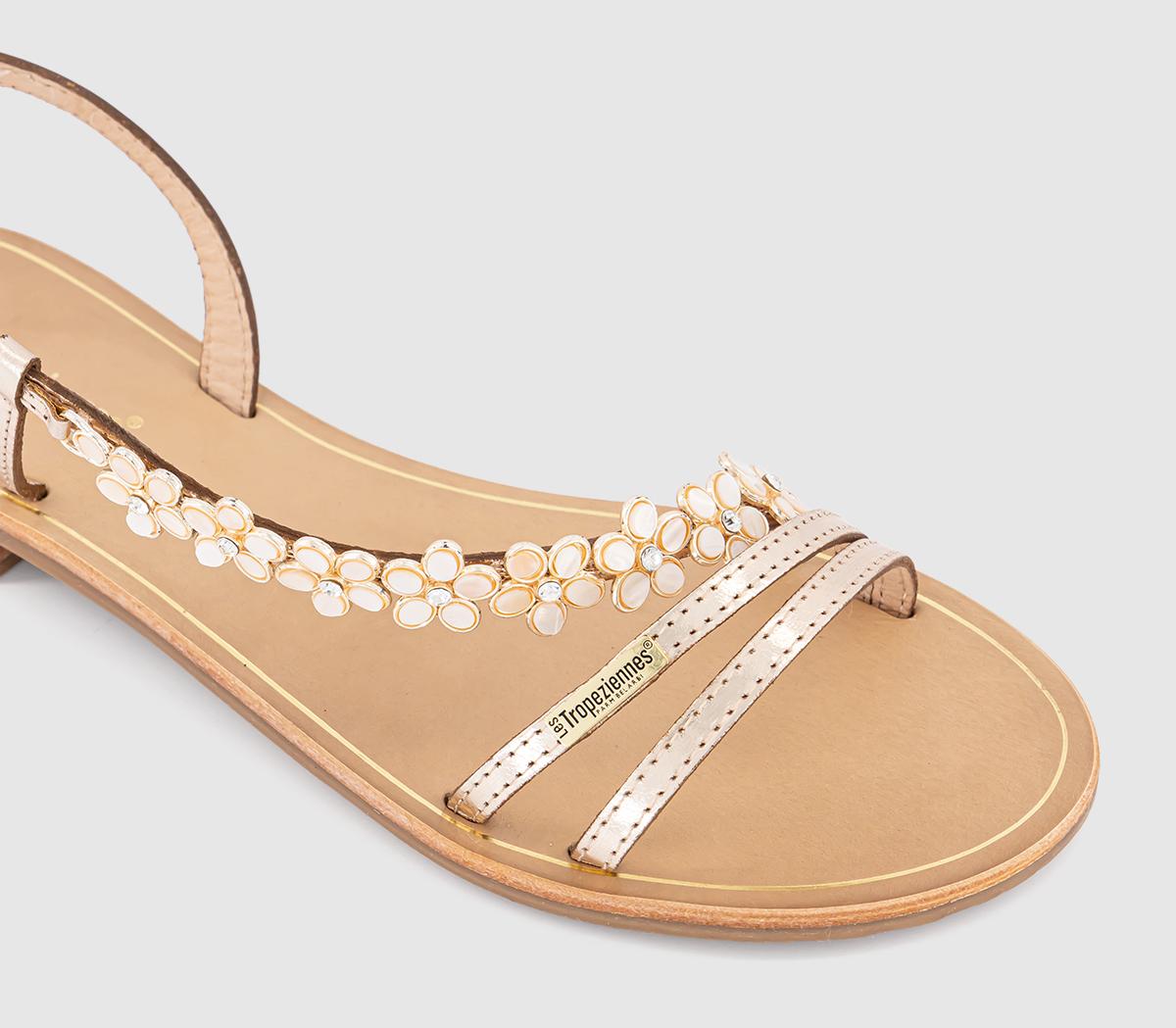 Les TropeziennesHofella Floral Sandals Les TropeziennesHofella Floral SandalsGold