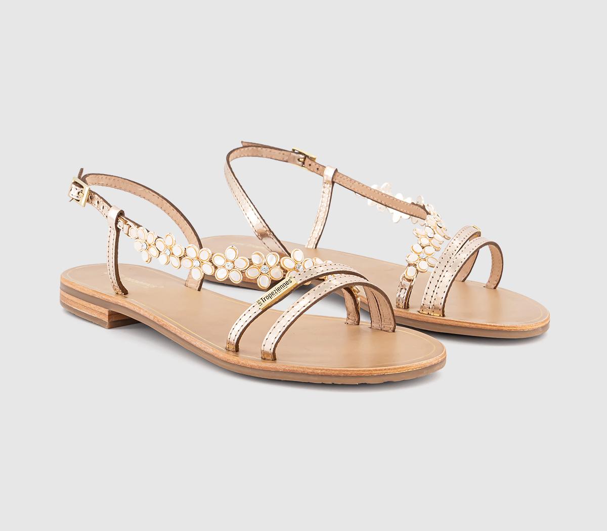 Les TropeziennesHofella Floral Sandals Les TropeziennesHofella Floral SandalsGold