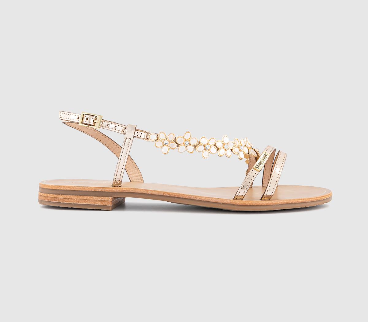 Les TropeziennesHofella Floral Sandals Les TropeziennesHofella Floral SandalsGold