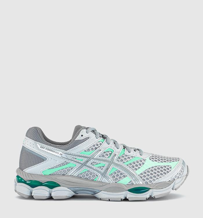 ASICS Gel-cumulus 16 Trainers Cement Grey Pure Silver