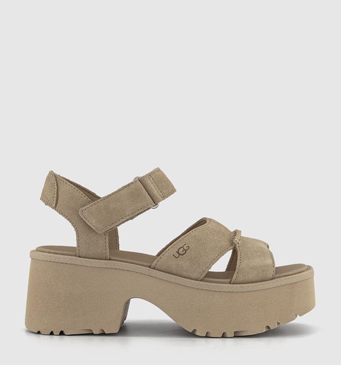 UGG New Heights Ankle Strap Mustard Seed