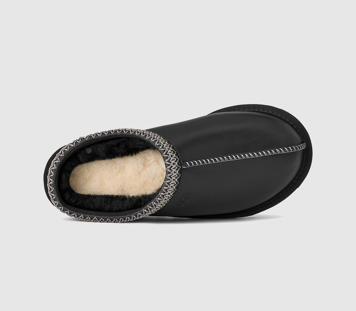UGGTasman Leather Regen Slippers UGGTasman Leather Regen SlippersBlack