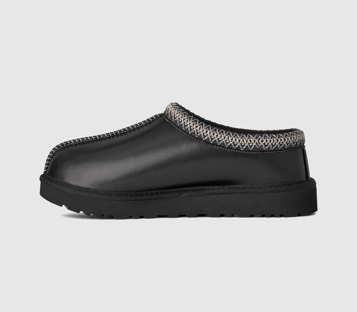 UGGTasman Leather Regen Slippers UGGTasman Leather Regen SlippersBlack