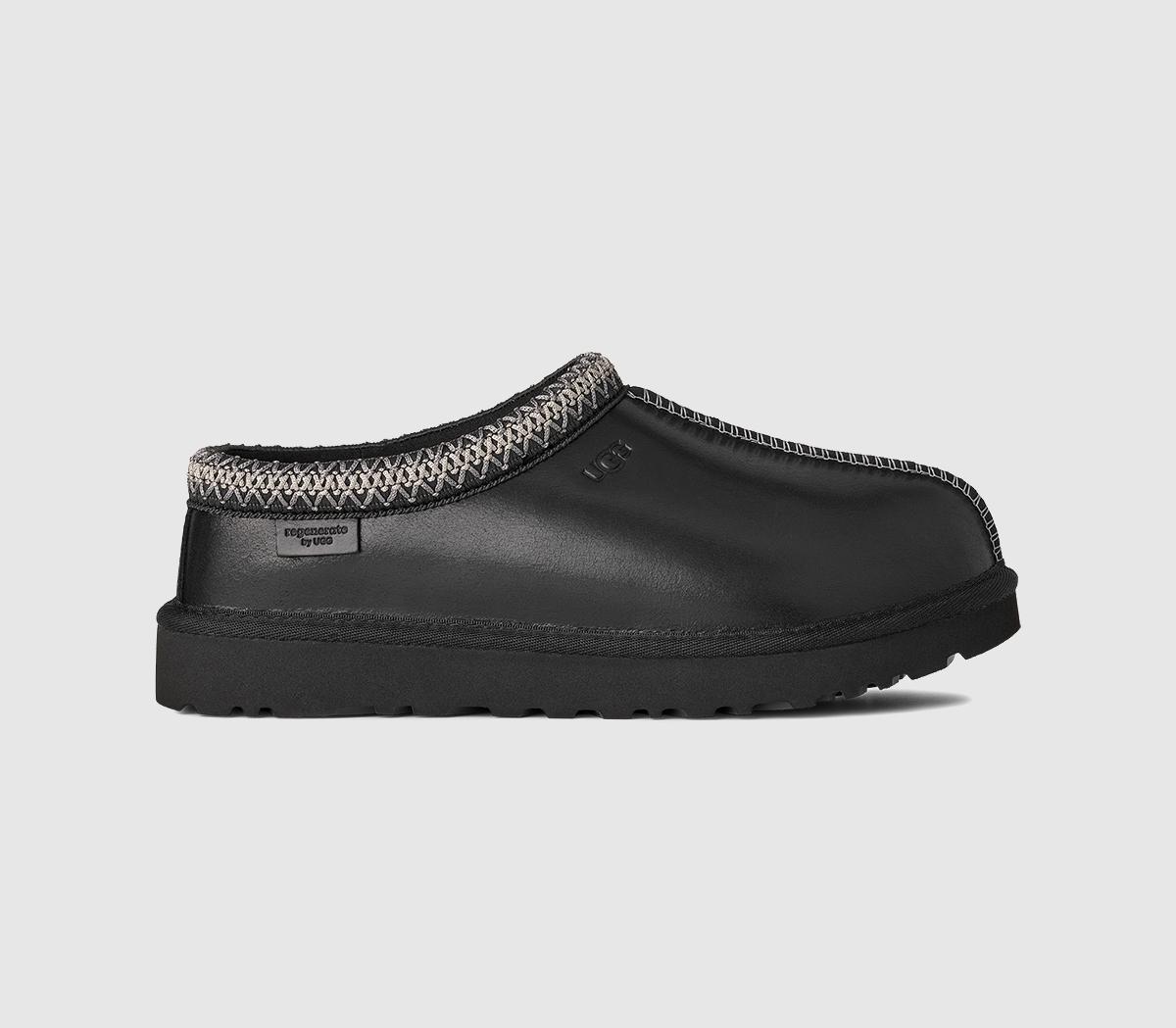 UGGTasman Leather Regen Slippers UGGTasman Leather Regen SlippersBlack