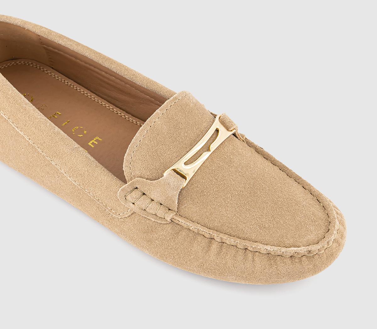 OFFICEFreedom Trim Driver Loafers OFFICEFreedom Trim Driver LoafersTaupe Suede