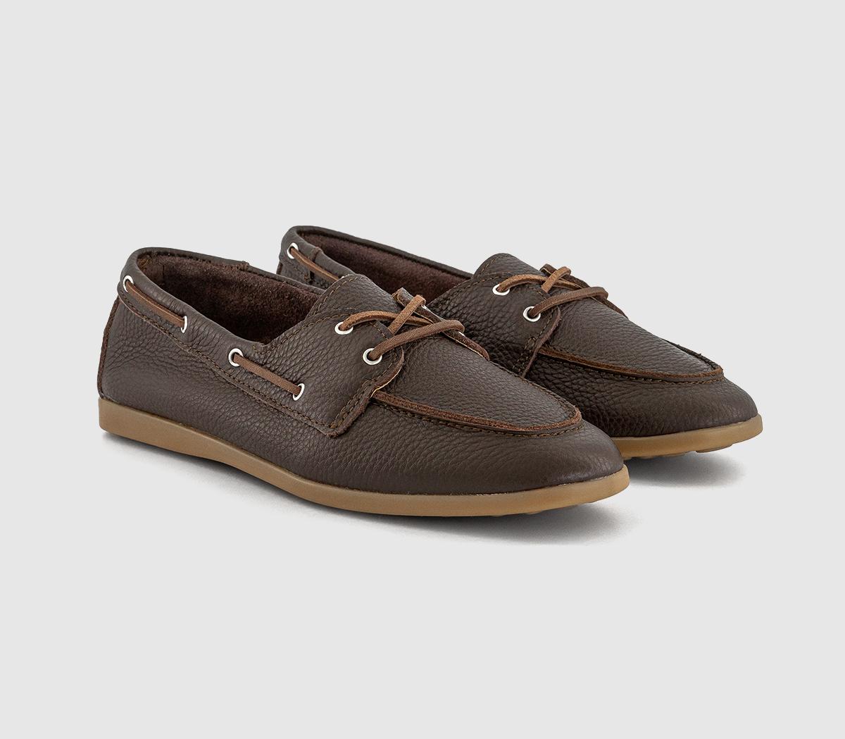 OFFICEFender Lace Up Boat Shoes OFFICEFender Lace Up Boat ShoesBrown Leather