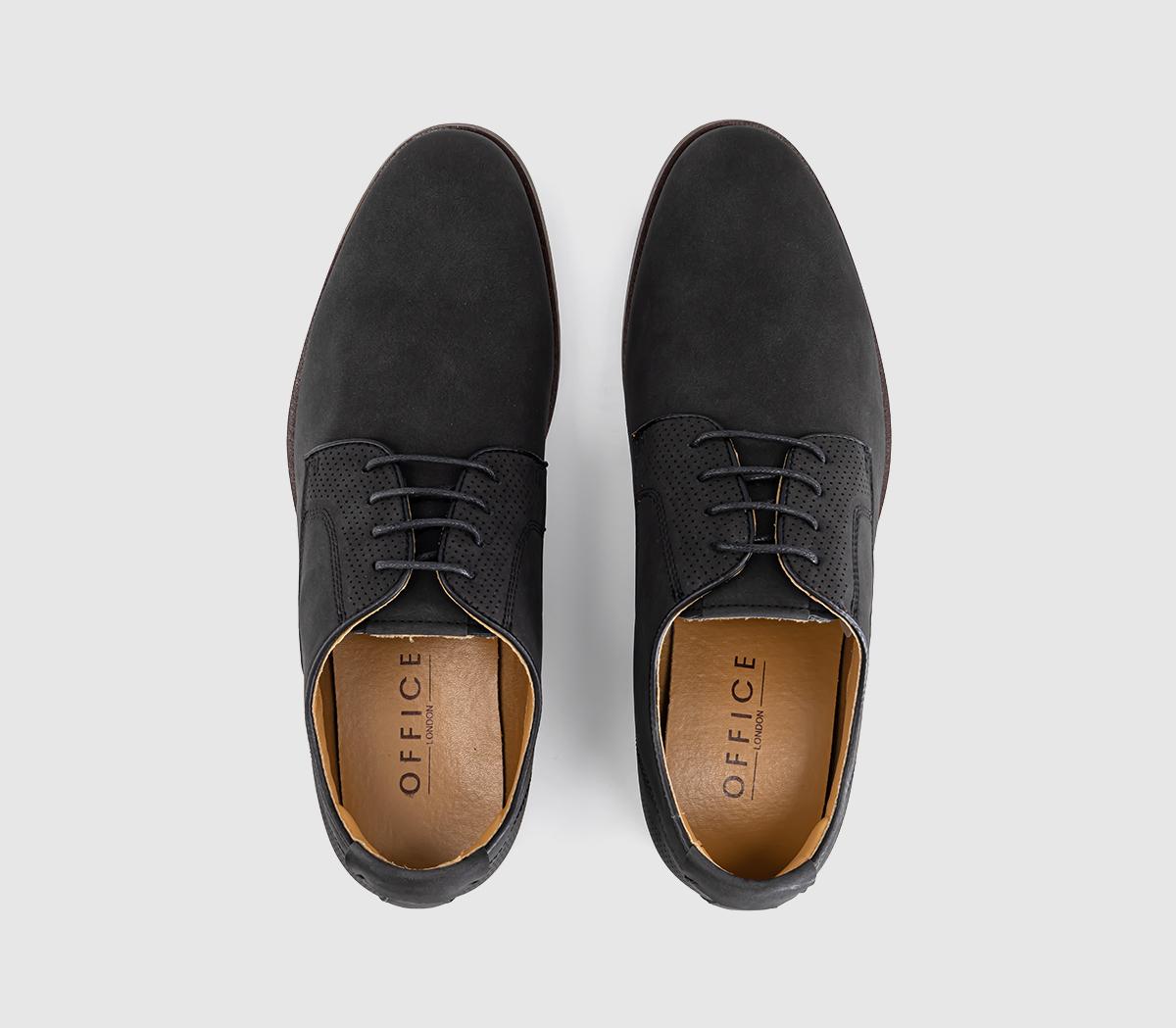 OFFICECampbell Lace Up Derby ShoesNew Black