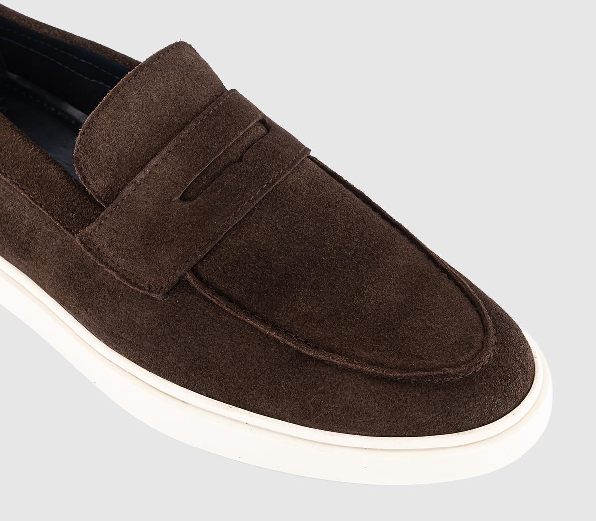 OFFICECleveland Penny Loafer OFFICECleveland Penny LoaferBrown Suede