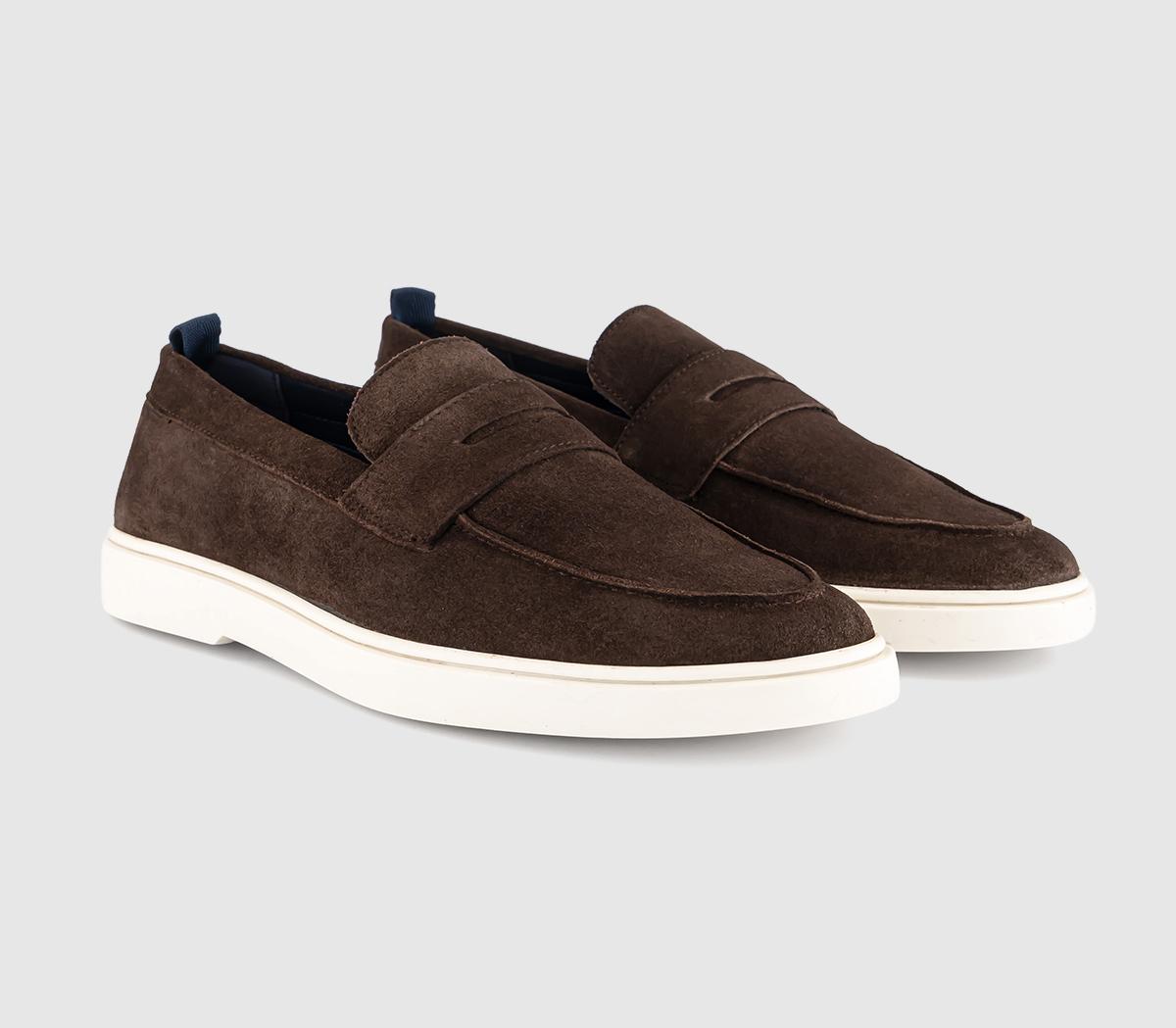 OFFICECleveland Penny Loafer OFFICECleveland Penny LoaferBrown Suede