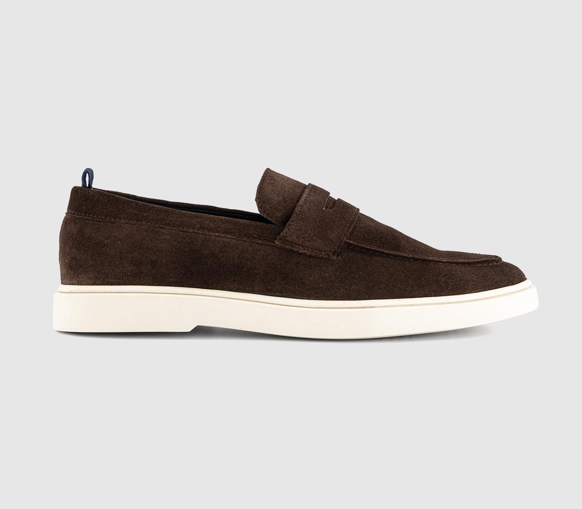 OFFICECleveland Penny Loafer OFFICECleveland Penny LoaferBrown Suede