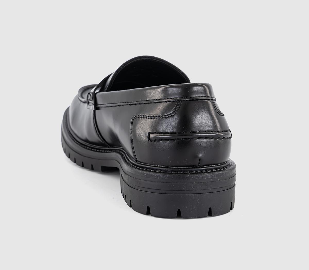 OFFICEMoe Chunky Cleat Sole Loafers OFFICEMoe Chunky Cleat Sole LoafersBlack