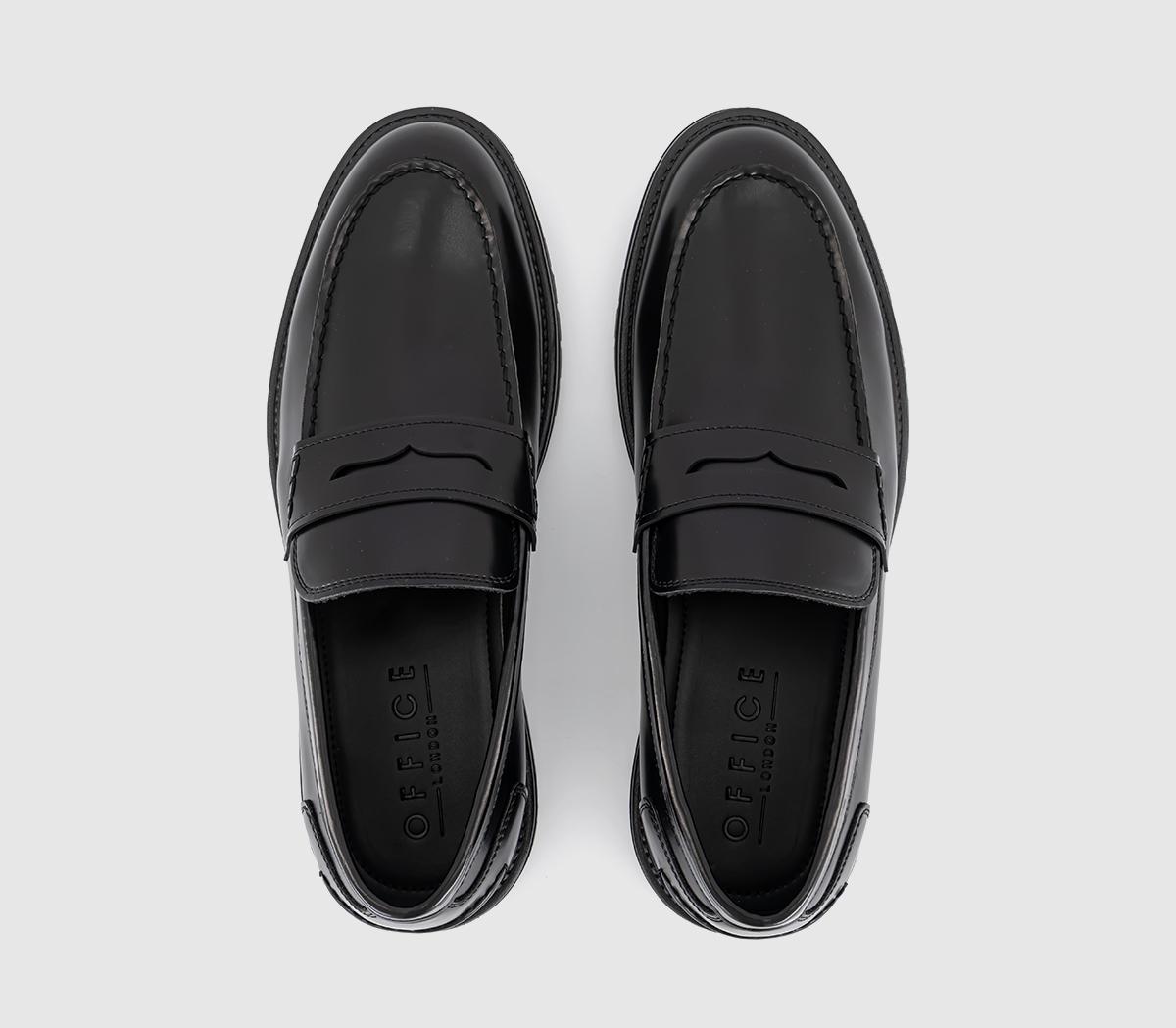 OFFICEMoe Chunky Cleat Sole Loafers OFFICEMoe Chunky Cleat Sole LoafersBlack