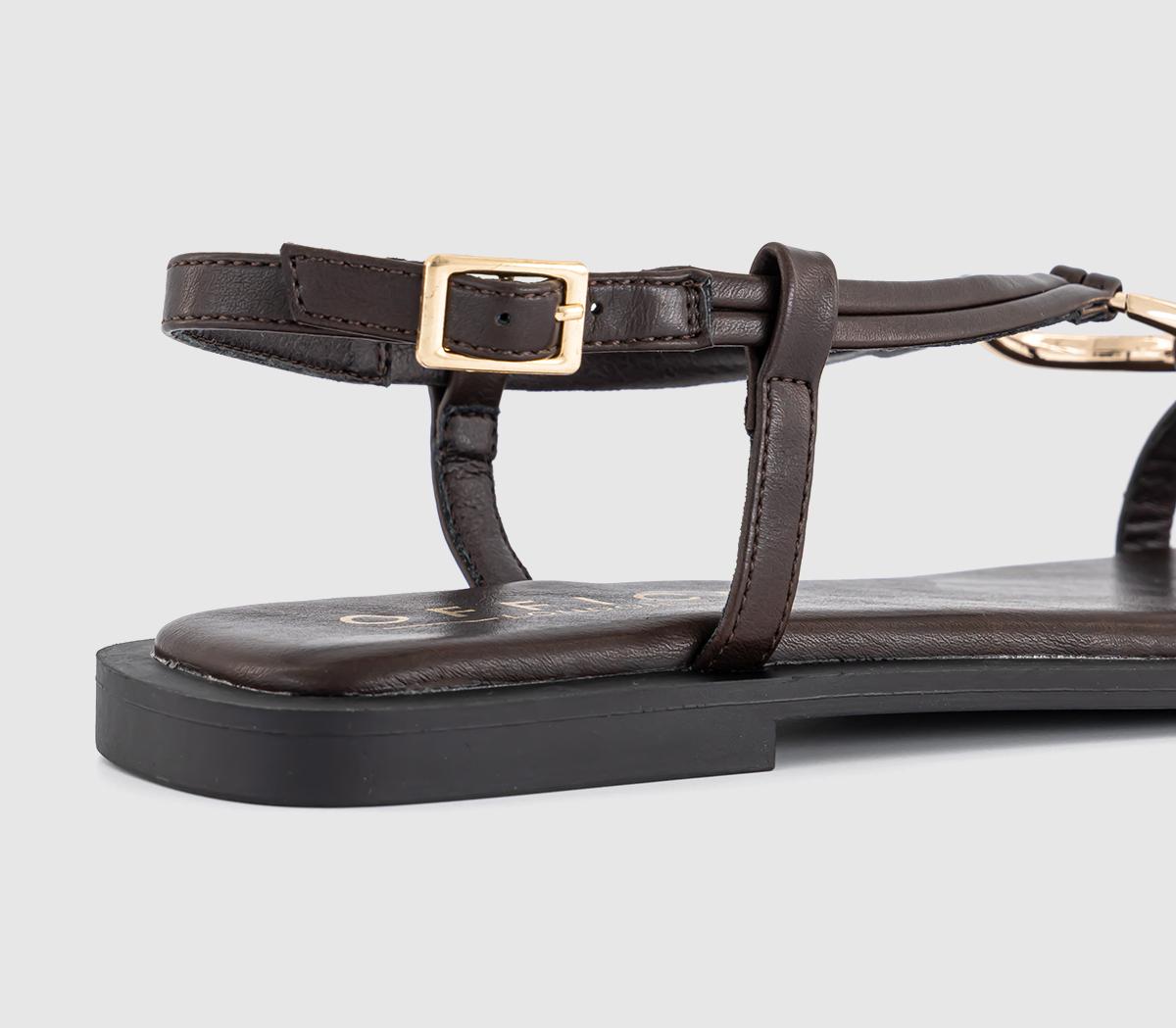 OFFICESam Hardware Detail Slingback Sandals OFFICESam Hardware Detail Slingback SandalsBrown