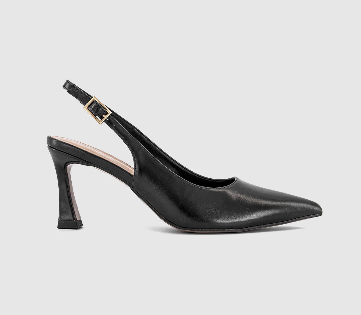 OFFICEHarley Buckle Slingback Court HeelsBlack