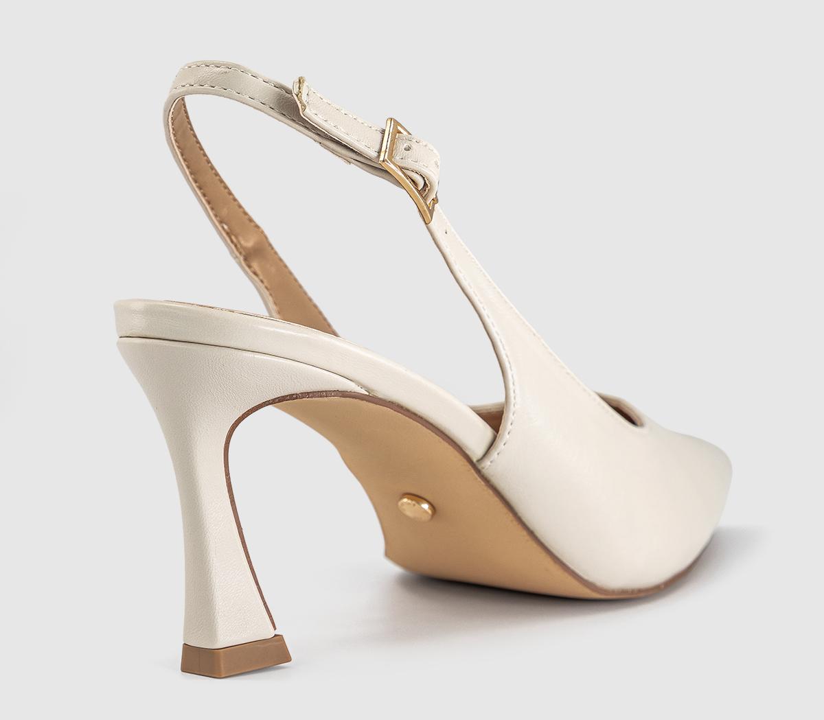 OFFICEHarley Buckle Slingback Court HeelsOff White