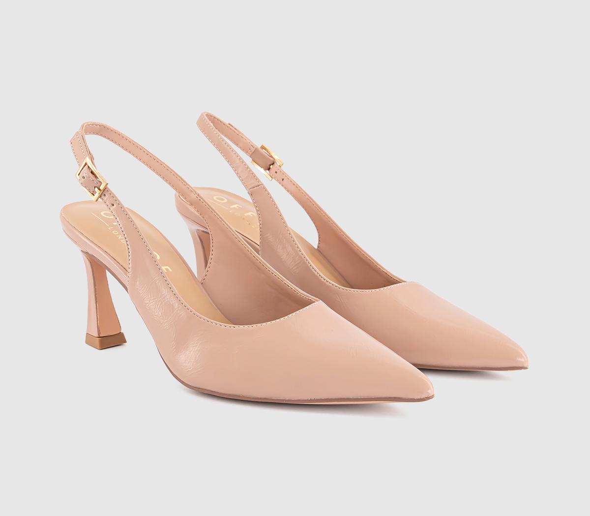 OFFICEHarley Buckle Slingback Court Heels OFFICEHarley Buckle Slingback Court HeelsBlush