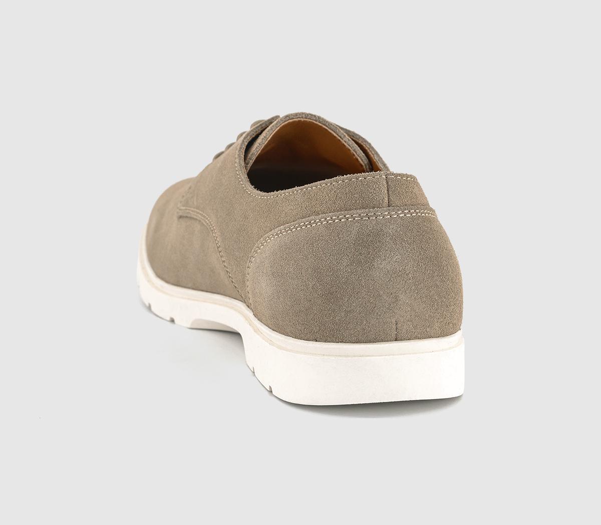 OFFICEColumbia Cleat Sole Derby Shoes OFFICEColumbia Cleat Sole Derby ShoesStone Suede