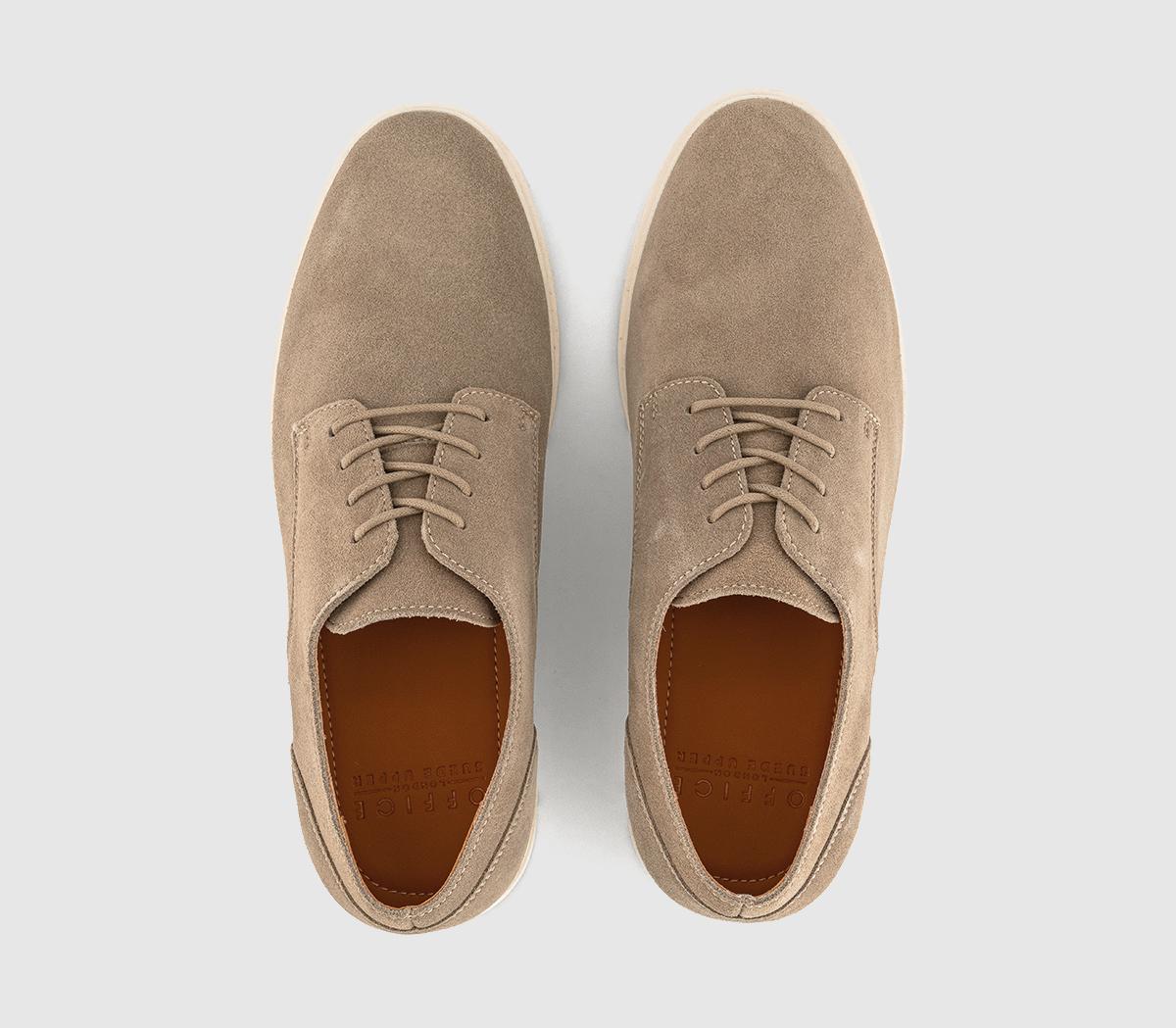 OFFICEColumbia Cleat Sole Derby Shoes OFFICEColumbia Cleat Sole Derby ShoesStone Suede