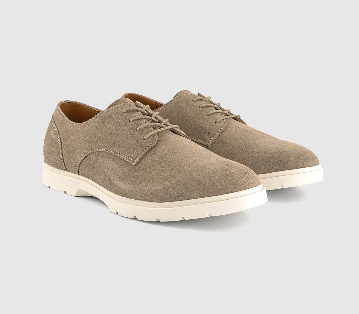 OFFICEColumbia Cleat Sole Derby Shoes OFFICEColumbia Cleat Sole Derby ShoesStone Suede