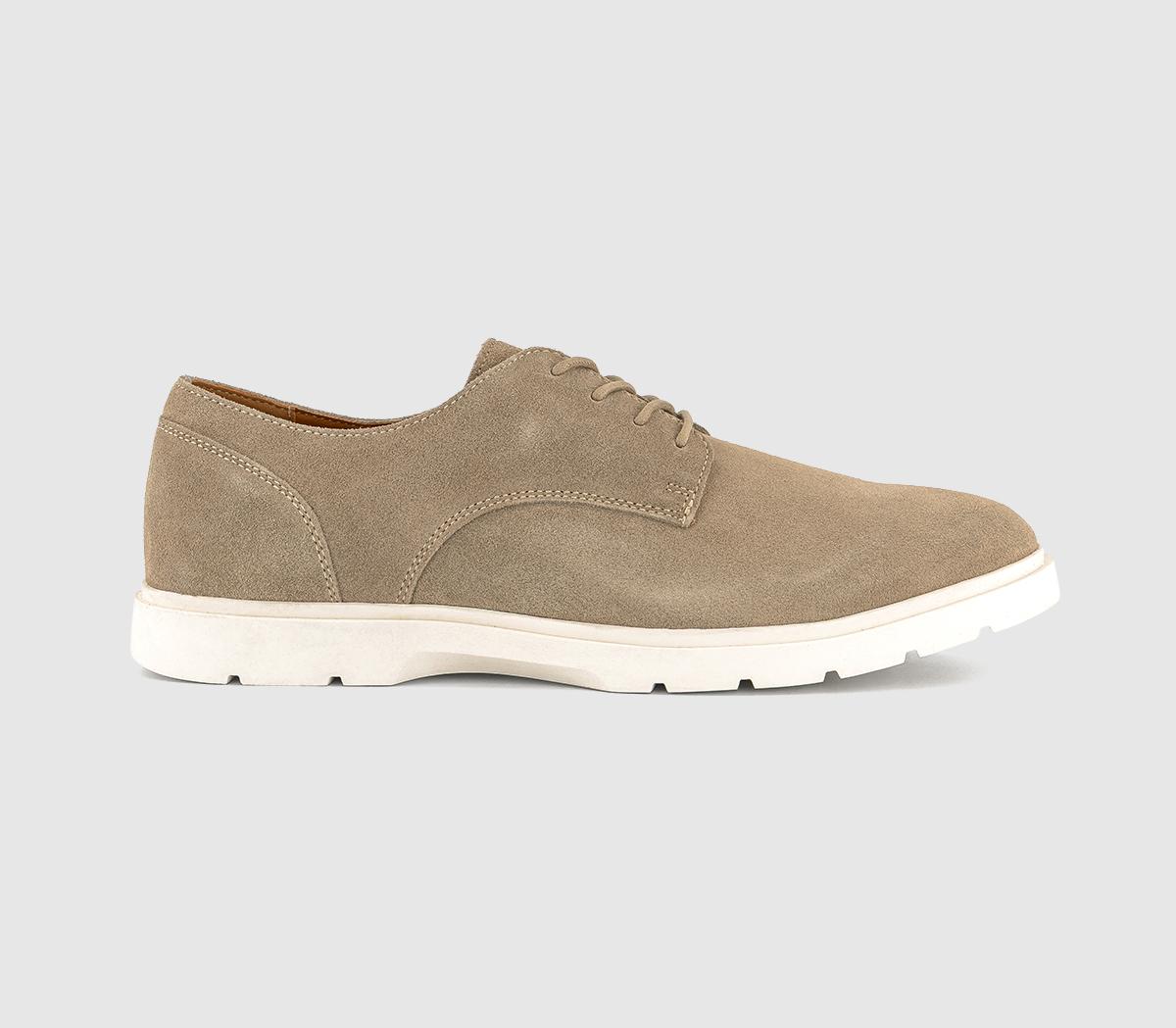 OFFICEColumbia Cleat Sole Derby Shoes OFFICEColumbia Cleat Sole Derby ShoesStone Suede