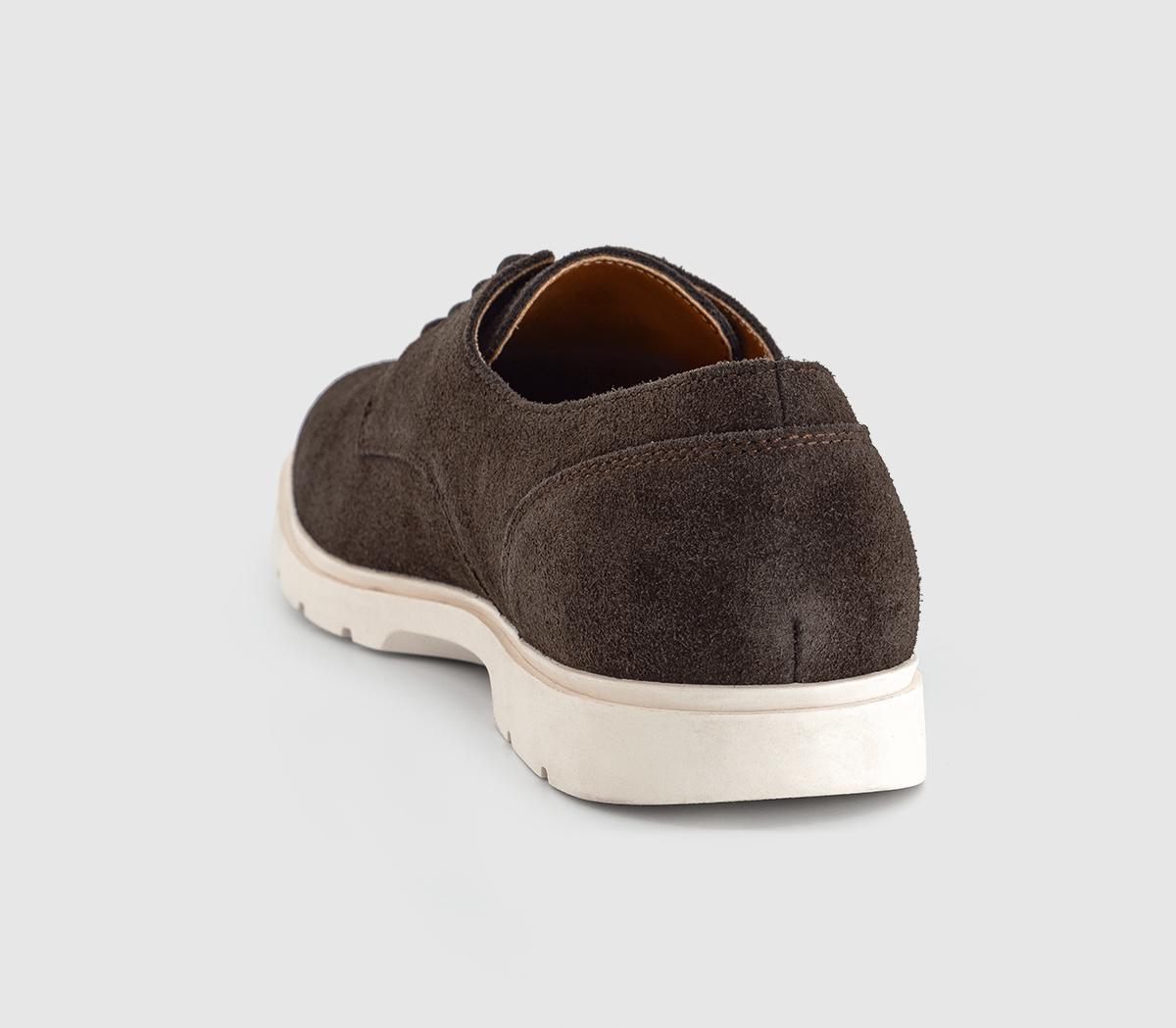 OFFICEColumbia Cleat Sole Derby Shoes OFFICEColumbia Cleat Sole Derby ShoesChocolate Suede
