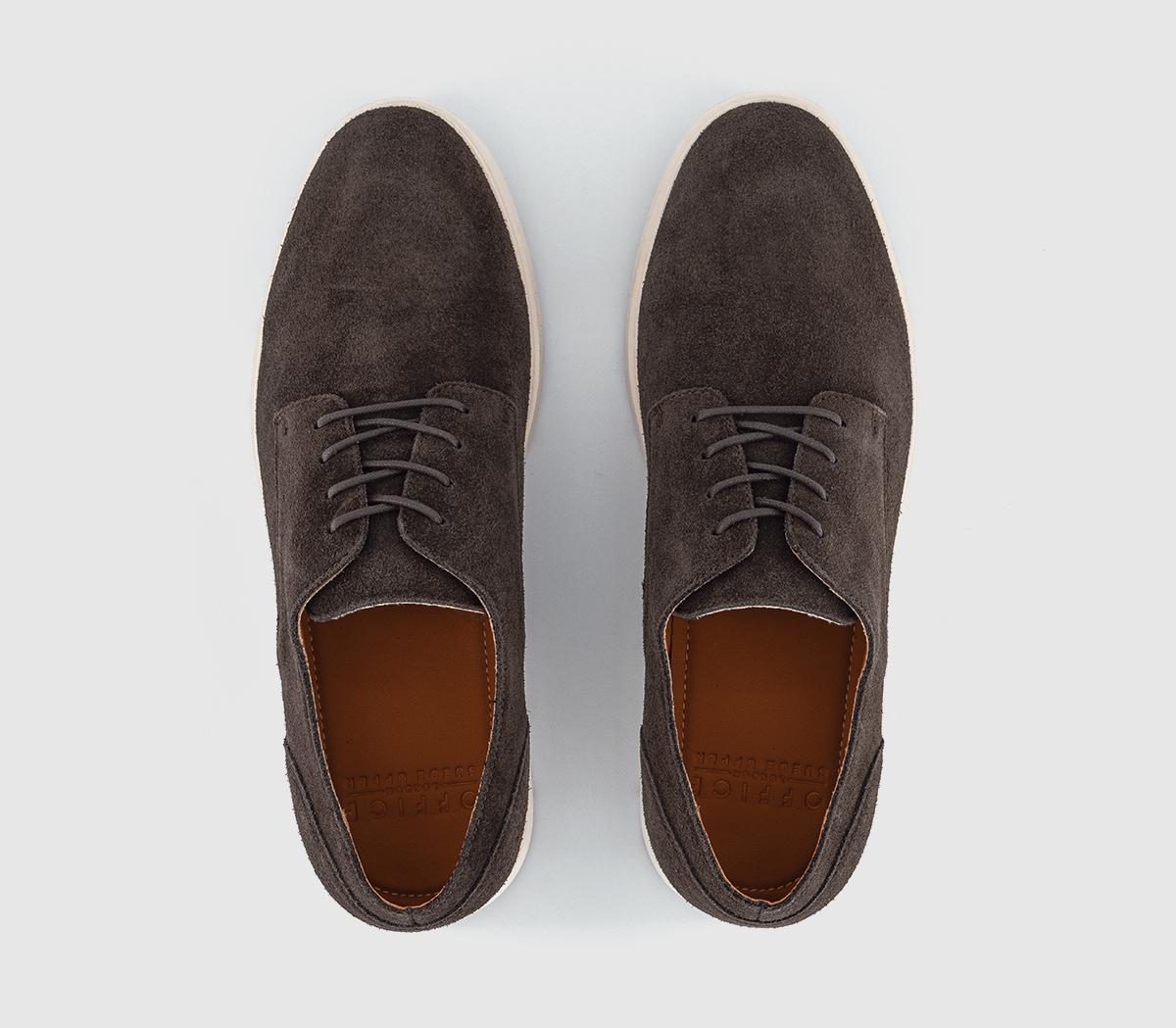 OFFICEColumbia Cleat Sole Derby ShoesChocolate Suede