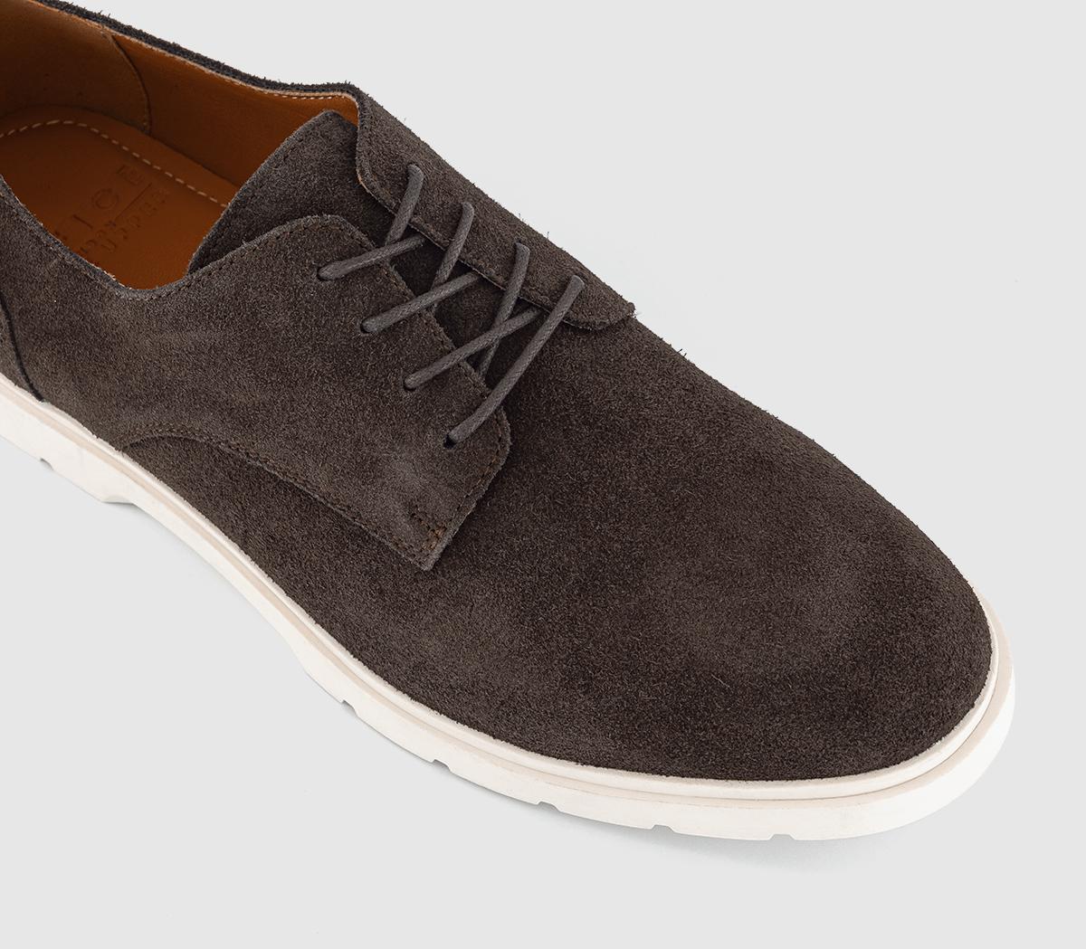 OFFICEColumbia Cleat Sole Derby ShoesChocolate Suede