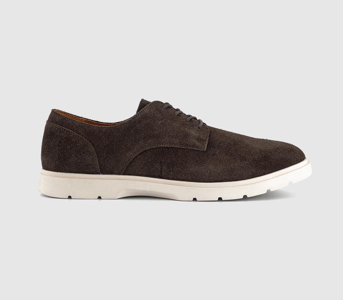 OFFICEColumbia Cleat Sole Derby Shoes OFFICEColumbia Cleat Sole Derby ShoesChocolate Suede